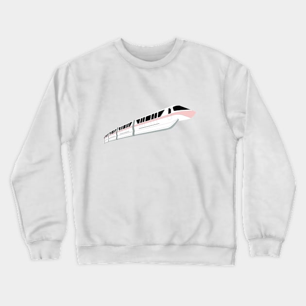 Millennial Pink Monorail Crewneck Sweatshirt by FandomTrading